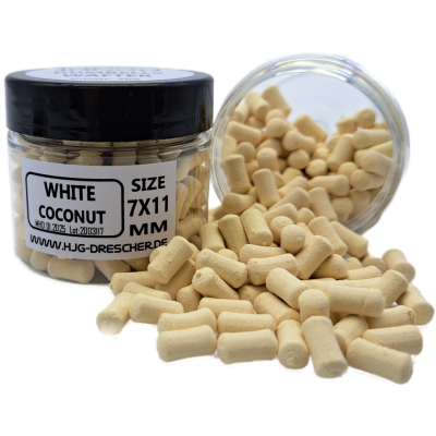 Dumbell Wafter 7 x 11 mm WHITE COCONUT 2.0